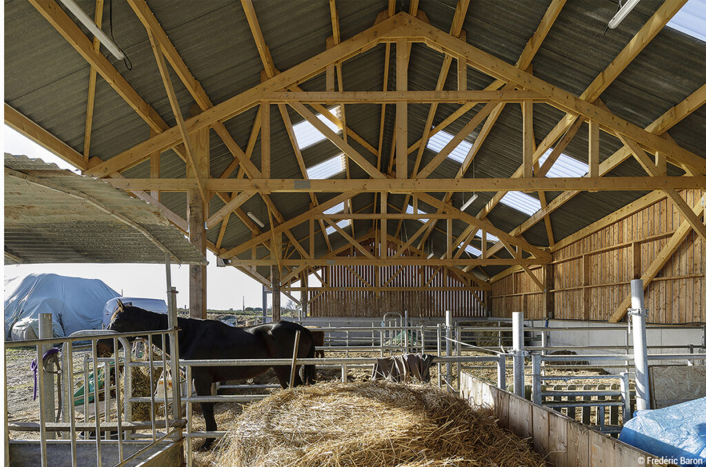 Ferme en bois du GAEC des Hautes Terres